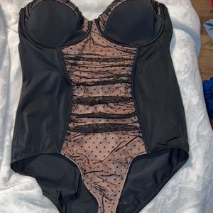 Women’s one piece swimsuit.